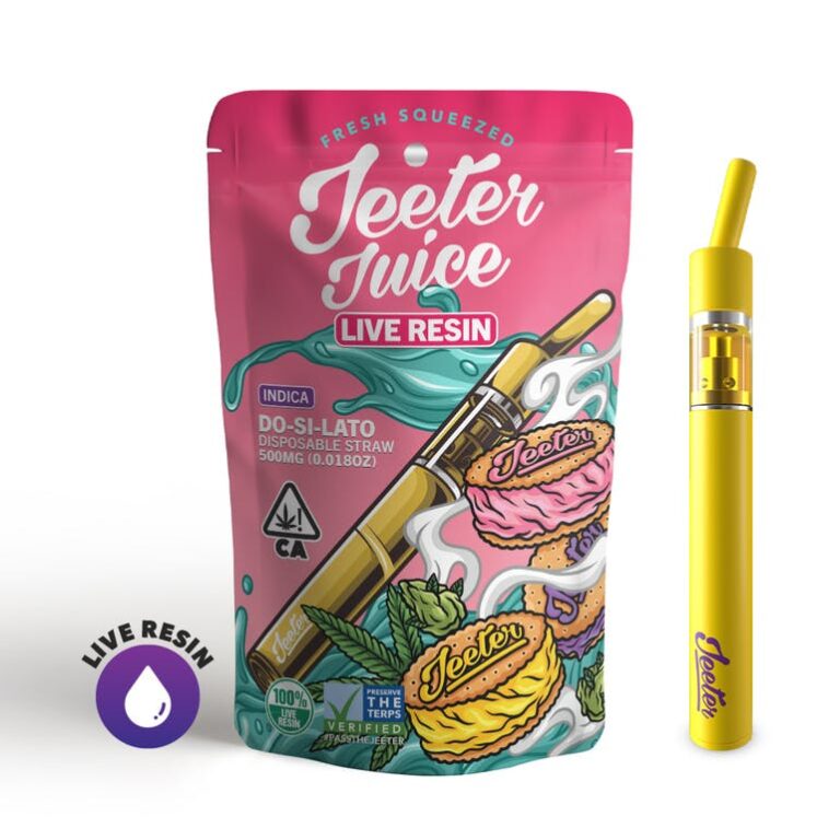 Jeeter Juice Disposable Live Resin Straw Wedding Cake Jeeter Carts